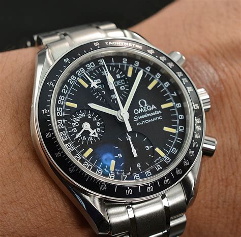 omega speedmaster day date leather|omega speedmaster day date.